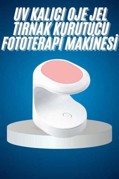 Kalıcı Oje Kurutucu UV Led Teknolojisi Taşınabilir Mini Tırnak Kurutucu - Lisinya
