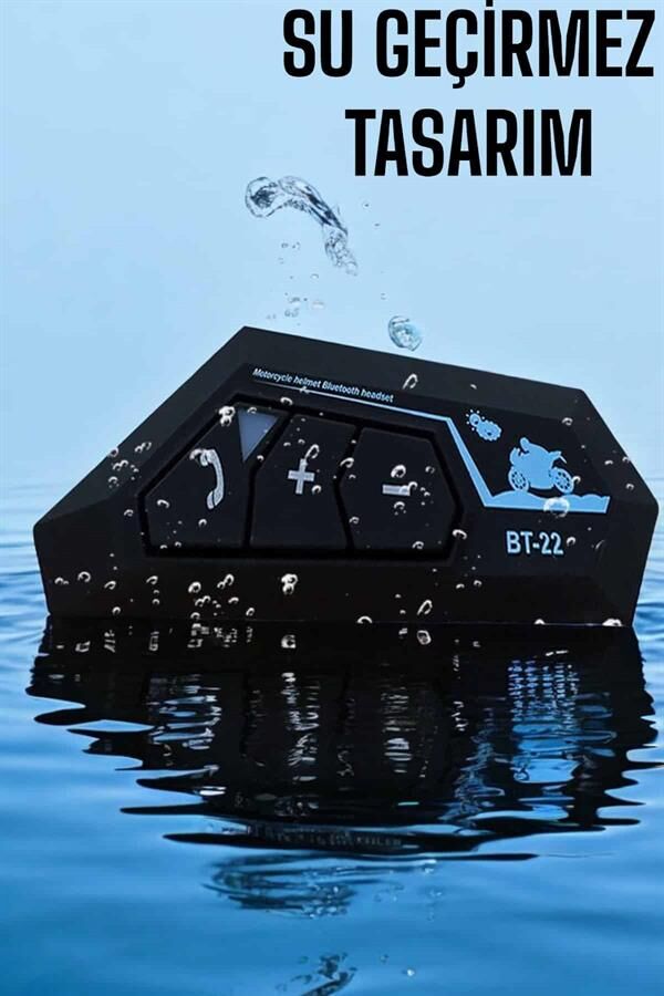 Kask Kulaklığı Motosiklet Intercom Interkom Dinleme Konuşma Özellikli Su Geçirmez - Lisinya