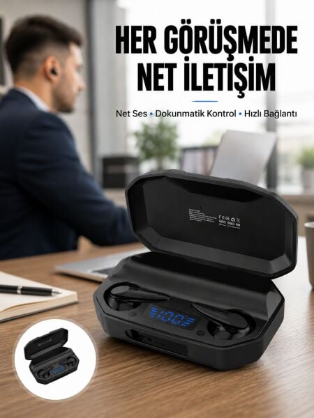 Çağrı Cevaplayabilen Akıllı Saat 5.2 Bluetooth Bağlantılı Kulaklık Yeni Nesil - Lisinya