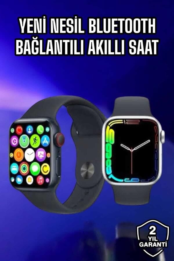 Akıllı Saat Amoled Ekran Yeni Nesil Bluetooth Bağlantılı -YamanHobi