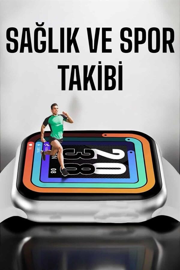 Akıllı Saat Amoled Ekran Yeni Nesil Bluetooth Bağlantılı -YamanHobi