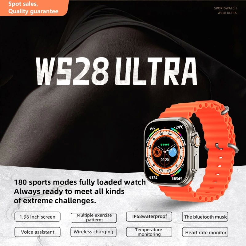 Ws28 Ultra Akıllı Saat | 49mm Geniş Ekran | Konuşma Özellikli | Su Geçirmez