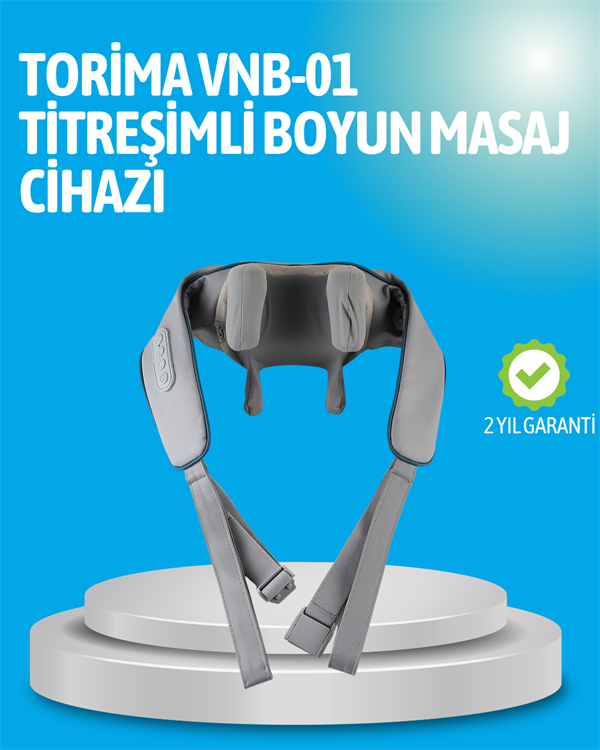 VNB-01 Titreşimli Boyun Masaj Aleti Gri Renk - Lisinya