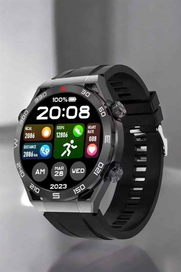 Akıllı Saat Yeni Nesil 2024 Model Metal Kordonlu Bluetooth Bağlantılı - YamanHobi