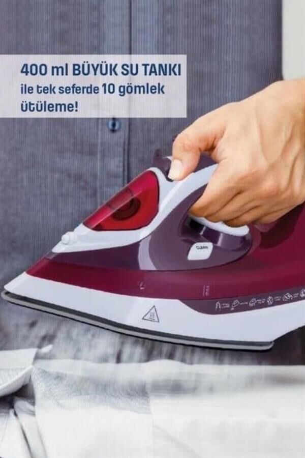 Modern Tasarım 2200W Dayanıklı Buharlı Seramik Kaplama Ütü - Lisinya