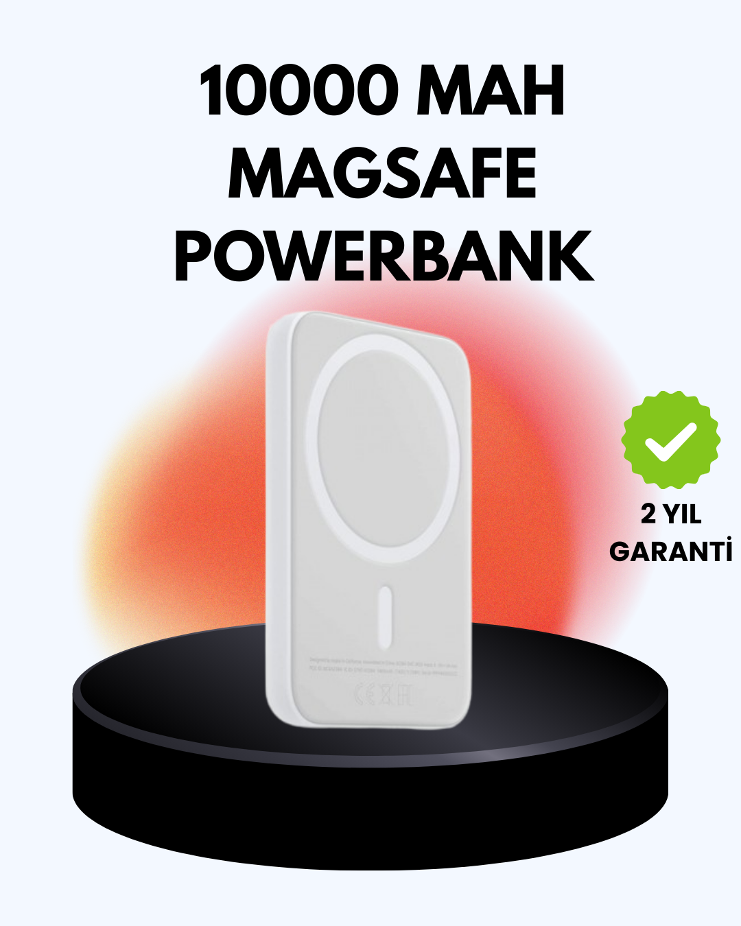 Ultra İnce Manyetik Powerbank – Hızlı Şarj, Güçlü Tutuş, 10000 mAh Kapasite - Lisinya