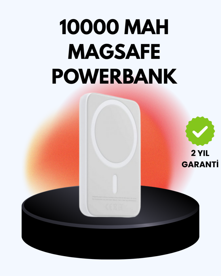 Ultra İnce Manyetik Powerbank – Hızlı Şarj, Güçlü Tutuş, 10000 mAh Kapasite - Lisinya