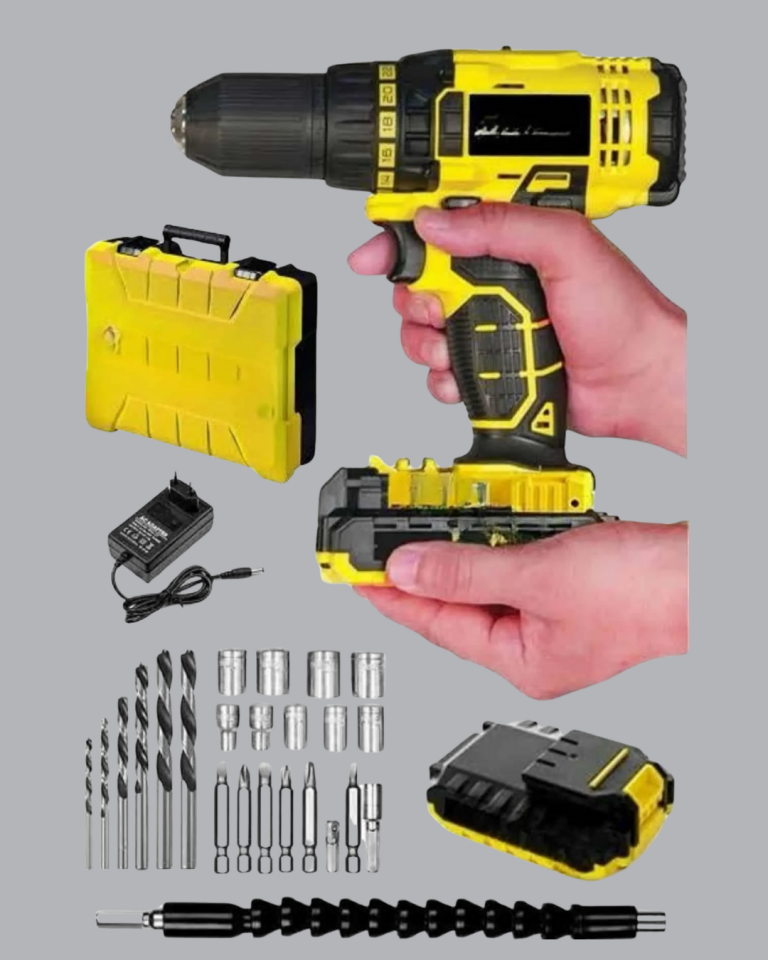 12V Akülü Matkap | 20-30 Nm Tork, Çift Hız Ayarı ve LED Işık - Lisinya