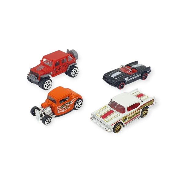 Alloy Racer 4'lü Araç Seti - 780-413   (Lisinya)