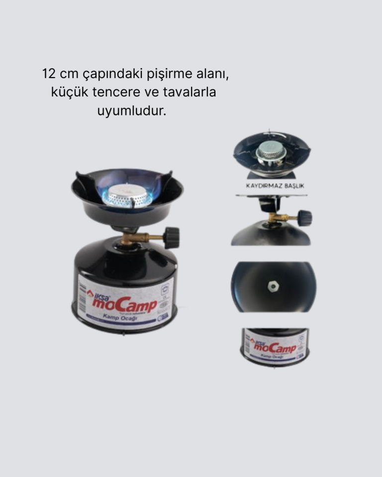 Taşınabilir Kamp Ocağı Seti Pişirme Alanı Ayarlanabilir Alev - Lisinya