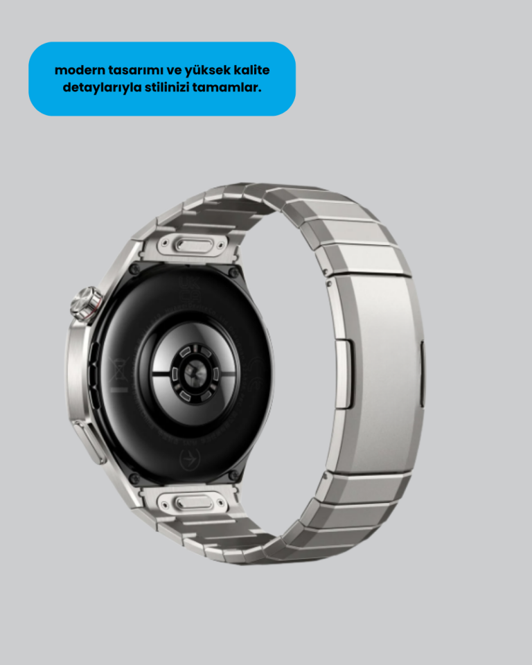 Gümüş Akıllı Saat 46mm Kasa - Lisinya