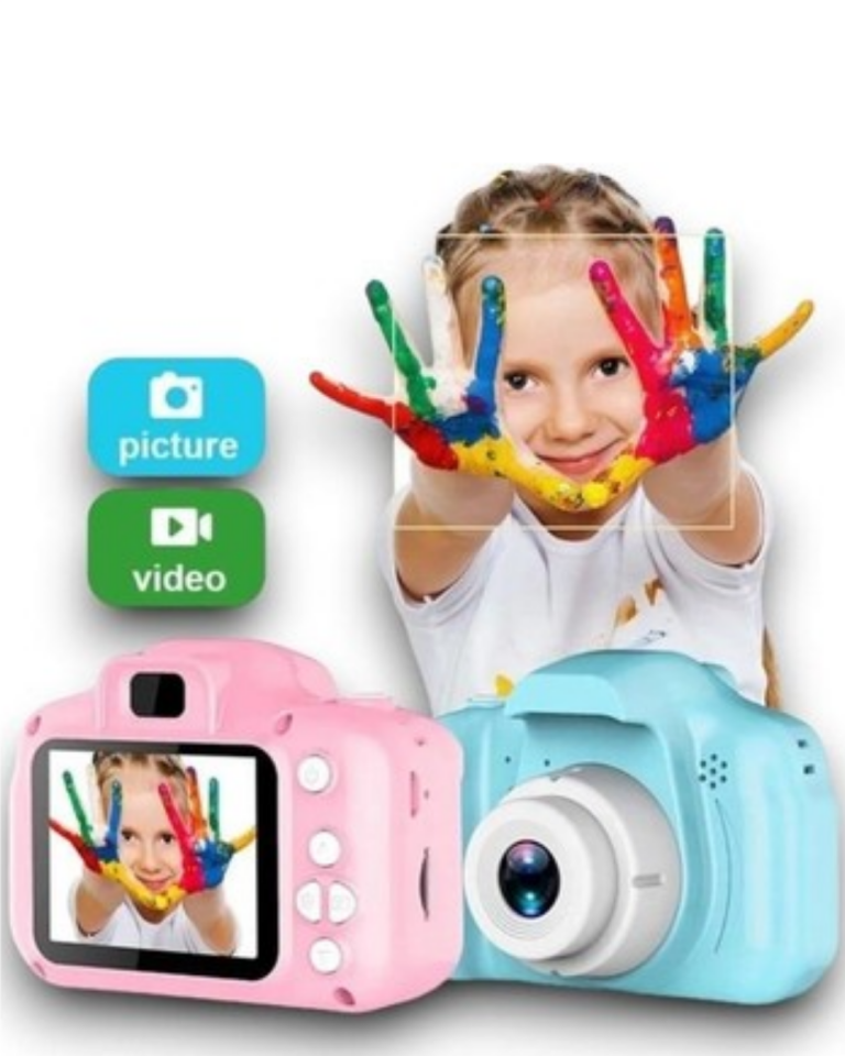 Mavi HD Taşınabilir Mini Dijital Kamera Video ve Fotoğraf Kayıt Özellikli - Lisinya