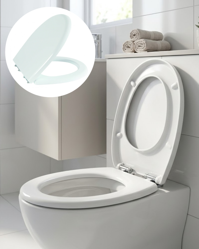 Universal Klozet Kapağı Kolay Montaj Kaydırmaz Alt Ped Dayanıklı Banyo Aksesuarı - Lisinya
