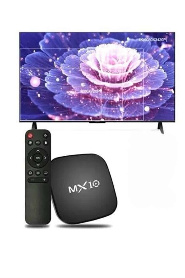 2.4G Wifi Tv Box Medya Oynatıcı TV Uyumlu MX Box Kutusu Android TV - Lisinya