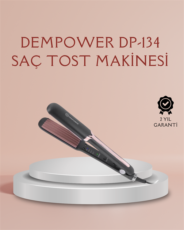 DP-134 Tost Saç Şekillendirici – Hızlı Isınan, Kalıcı ve Belirgin Dalgalar İçin İdeal - Lisinya