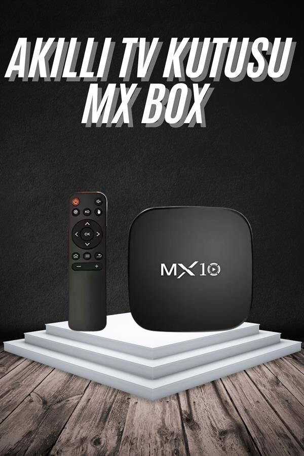 Akıllı TV kutusu Mx Box Android 7.1 TV kutusu 2.4G Wifi - Lisinya