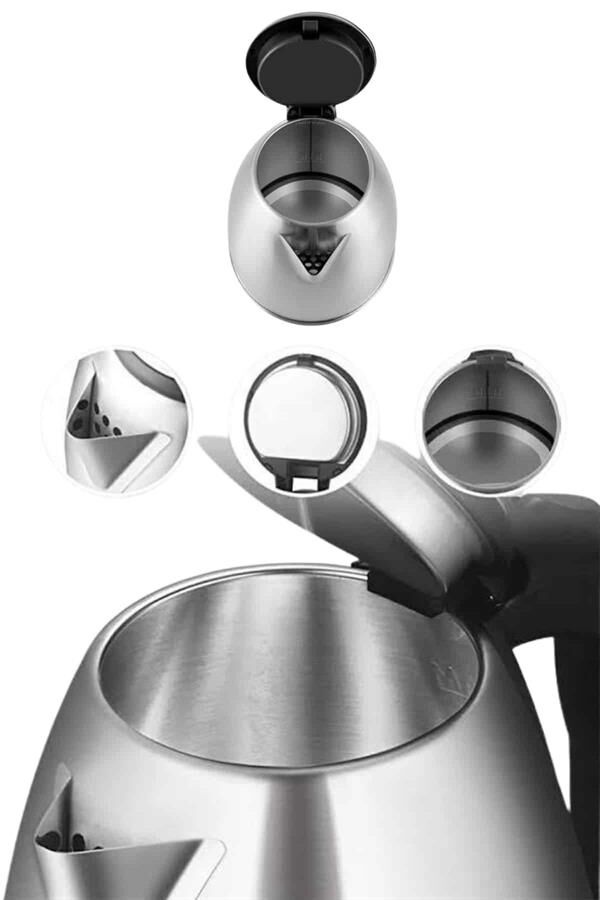 Çelik Su Isıtıcı Kettle Dayanıklı Paslanmaz Çelik Uzun Ömürlü - Lisinya