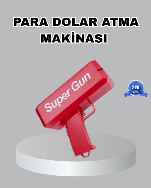 Para Saçma Makinesi Kırmızı Model 100’lü Para Hediyeli - Lisinya