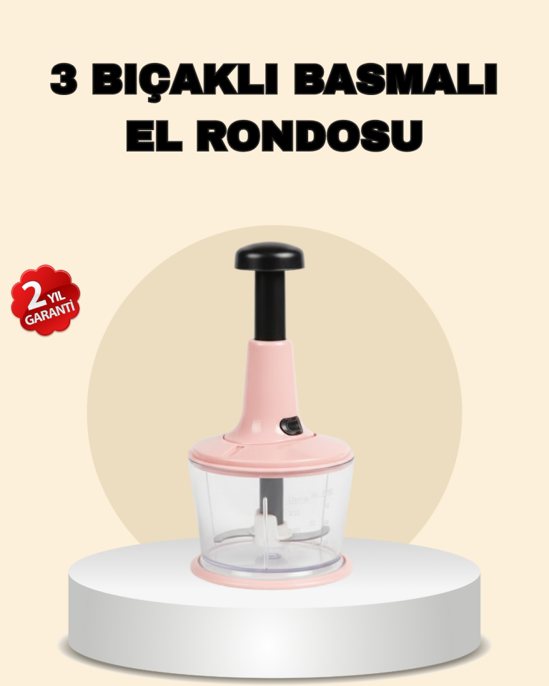 Basmalı Manuel Rondo Hızlı ve Zahmetsiz Doğrama - Lisinya