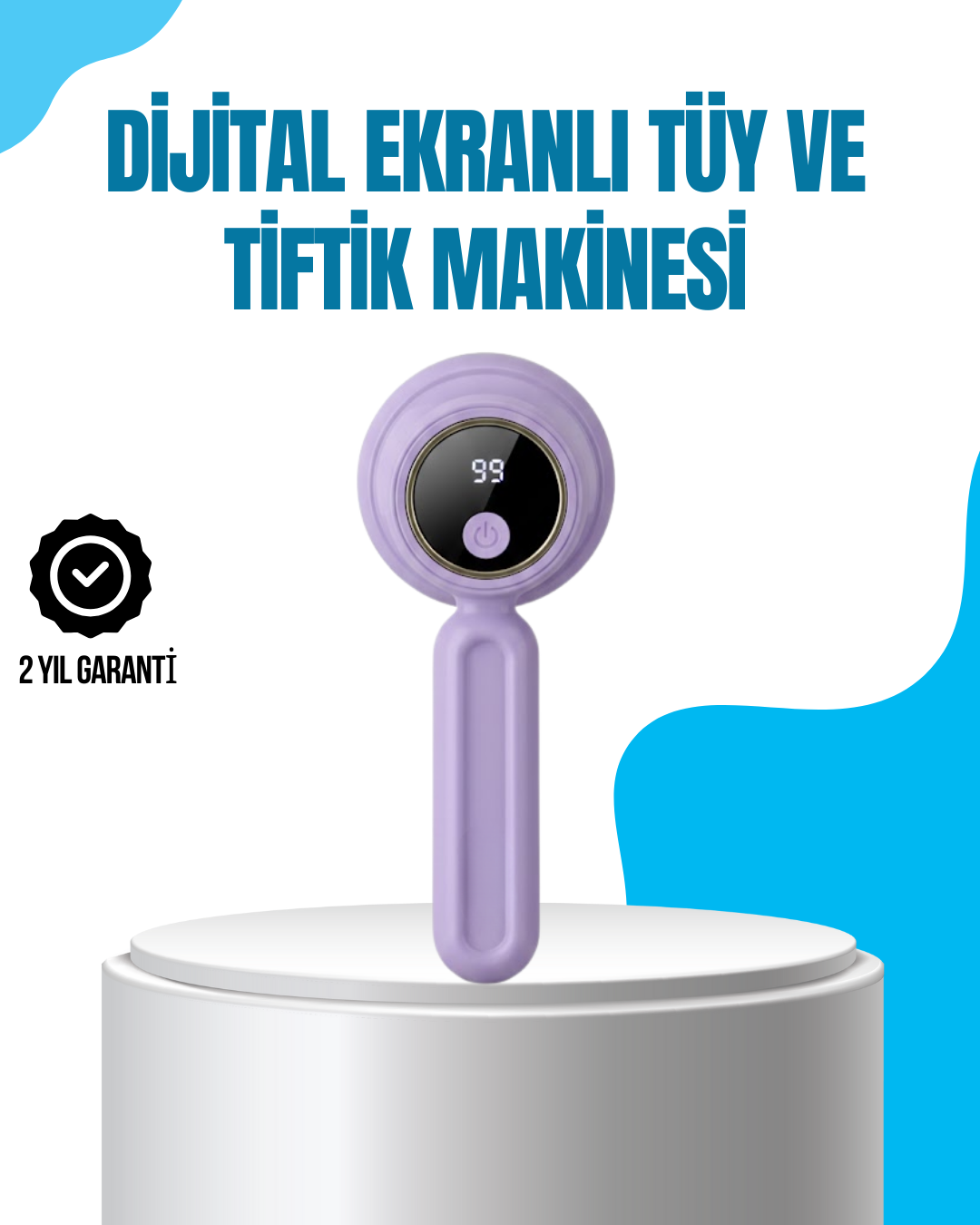 Şarjlı Tiftik Temizleme Makinesi Kablosuz Pratik Kullanım - Lisinya