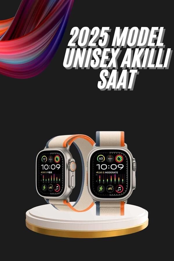 Akıllı Saat Kol Saati Android ve İOS Uyumlu Nabız Ölçer Sesli Asistan - Lisinya