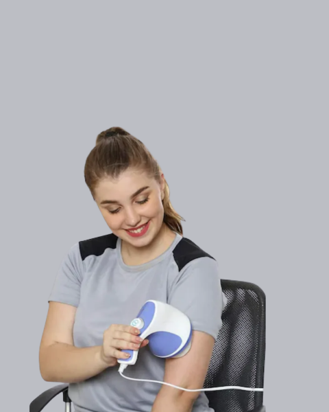 Elektrikli Masaj Aleti 5 Başlıklı Güçlü Titreşimli Selülit Karşıtı Vücut Masaj Cihazı - Lisinya