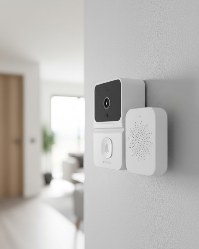 WiFi Akıllı Kapı Zili Kamera Gece Görüşlü Çift Yönlü Sesli - Lisinya