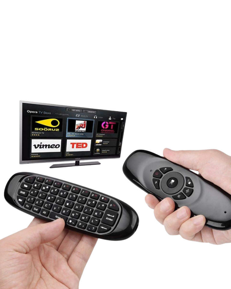 3’ü 1 Arada Kablosuz Hava Mouse Mini Klavye Kumanda - Lisinya