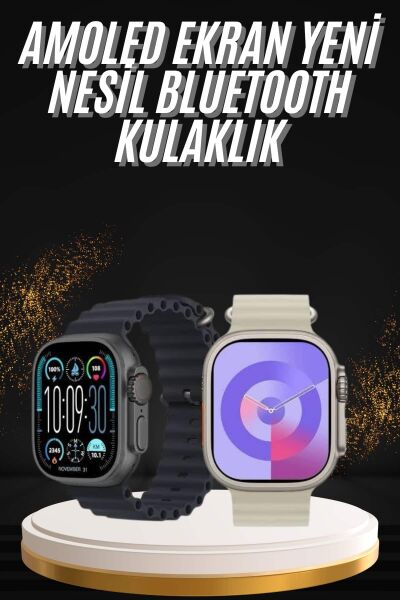 Uyku ve Sağlık Takibi Yapabilen GPS Uyumlu Plastik Kordonlu Akıllı Saat