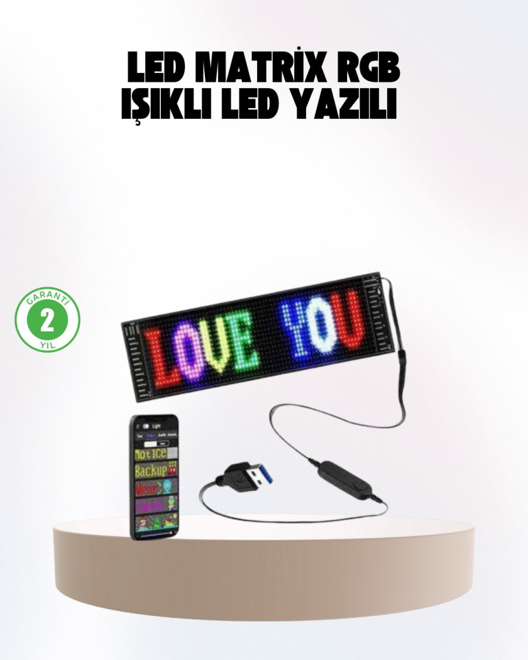 Şık ve Fonksiyonel RGB LED Panel Canlı Renk Yansımalı Işık Sistemi - Lisinya