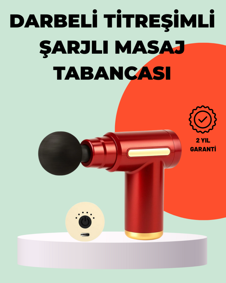 Titreşimli Kas Masaj Aleti 6 Kademe Güçlü Masaj Deneyimi - Lisinya