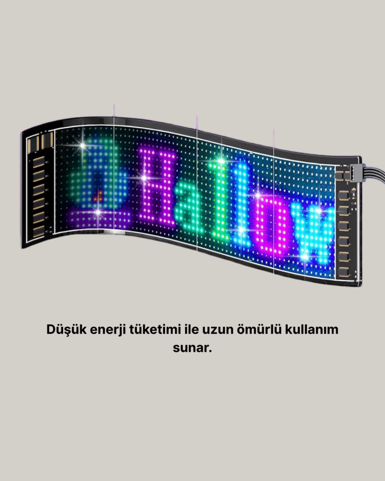 Şık ve Fonksiyonel RGB LED Panel Canlı Renk Yansımalı Işık Sistemi - Lisinya