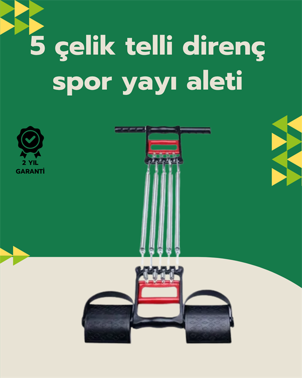 Çok Fonksiyonlu 3'ü 1 Arada Spor Aleti – Kol, Göğüs Genişletici ve Mekik Destekçisi - Lisinya