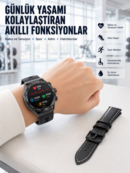 AMOLED Ekranlı 5G Android Akıllı Saat SIM Kart Destekli Kameralı Akıllı Saat - Lisinya