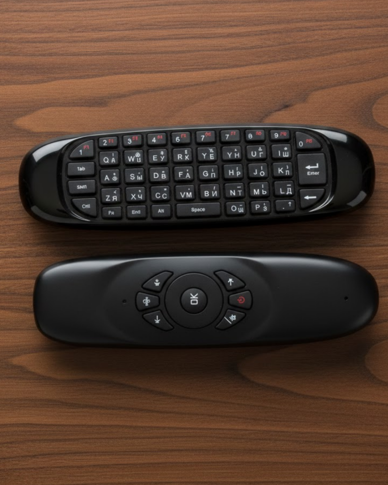 Çift Taraflı Hava Mouse Kablosuz Klavye ve Uzaktan Kumanda - Lisinya