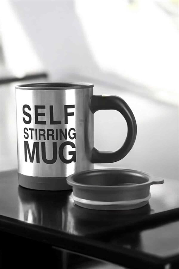 Mikser Kupa Yazılı Mug Bardak Karıştırma Özelliği - Lisinya