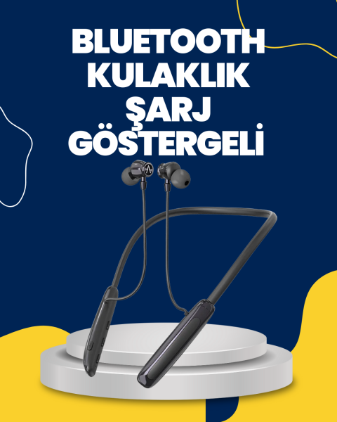 Uzun Süreli Kullanım Boyun Askılı Kablosuz Kulaklık Hızlı Şarj, Ergonomik Tasarım - Lisinya