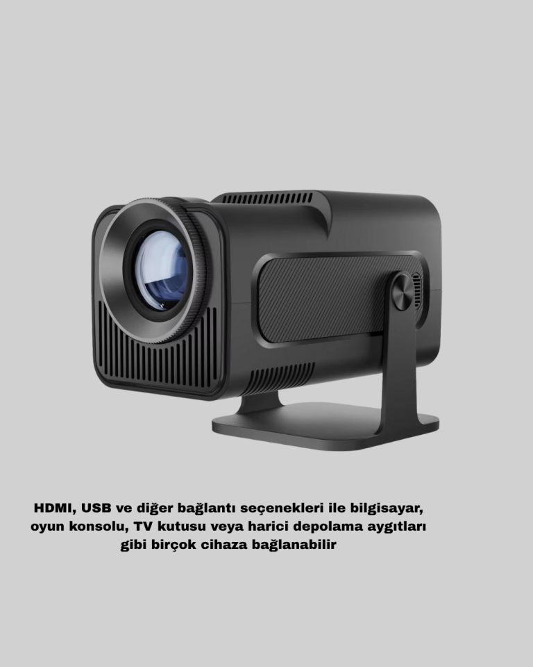 Akıllı Projeksiyon Cihazı HDMI USB Bağlantılı Taşınabilir Enerji Tasarruflu - Lisinya