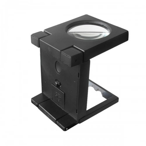-Katlanır Plastık,led ışıklı Test Cıhazı Büyüteç 2.5x90mm ( Lisinya )