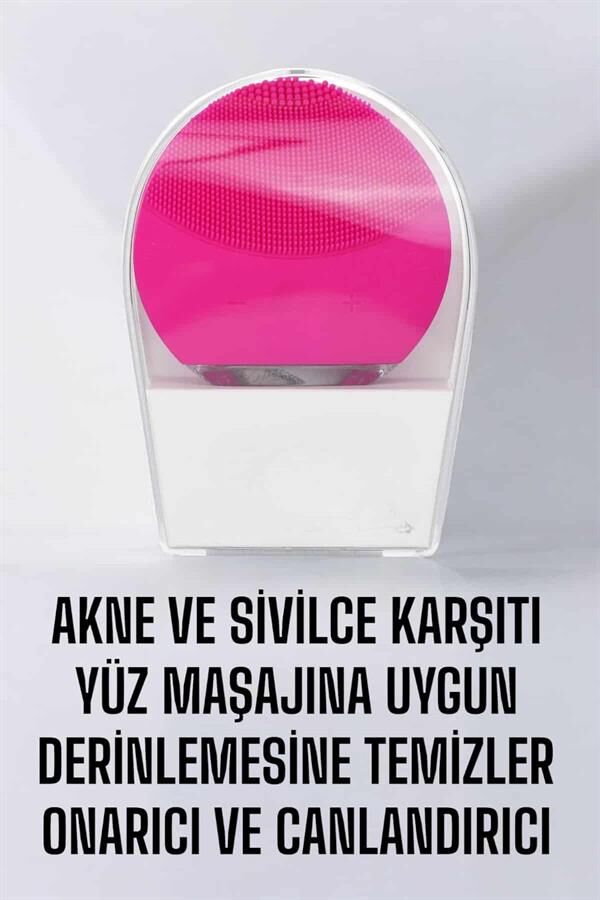 Profesyonel Yüz Temizleme Masaj Aleti Su Geçirmez, Kablosuz Şarj Özellikli Kolay Temizlenebilir - Lisinya
