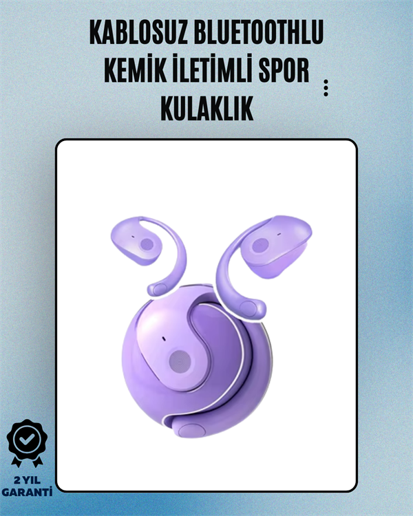 S05 Kablosuz Bluetooth 5.3 Kemik İletimli Spor Kulaklık – IPX4 Suya Dayanıklı, 6 Saat Pil Ömrü - Lisinya