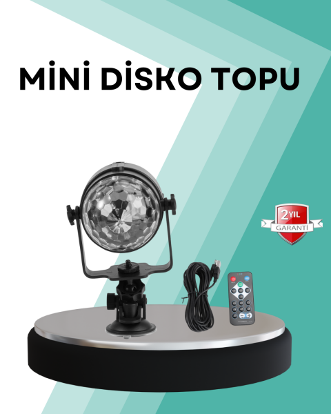 Uzaktan Kumandalı RGB Disko Projektör Işığı - Lisinya