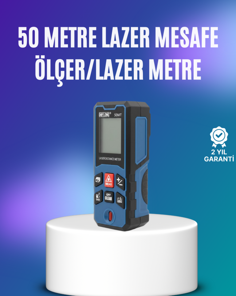 Dijital Lazer Mesafe Ölçüm Cihazı İnşaat ve Ev Kullanımı - Lisinya