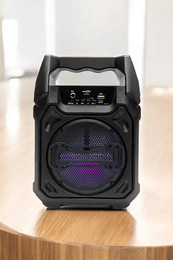 YamanHobi 1283 Bluetooth Hoparlör 6.5 İnç 15W Kablosuz Mikrofonlu Siyah