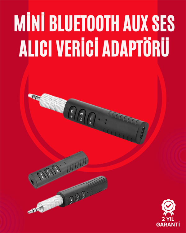 Taşınabilir Bluetooth Ses Alıcısı | 30 Dk Şarj, 4 Saat Kullanım, Geri Klipsli - Lisinya