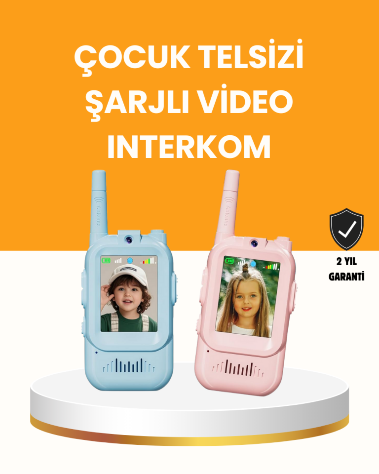 Uzun Menzilli Video Walkie Talkie Eğitici ve Eğlenceli Oyuncak - Lisinya