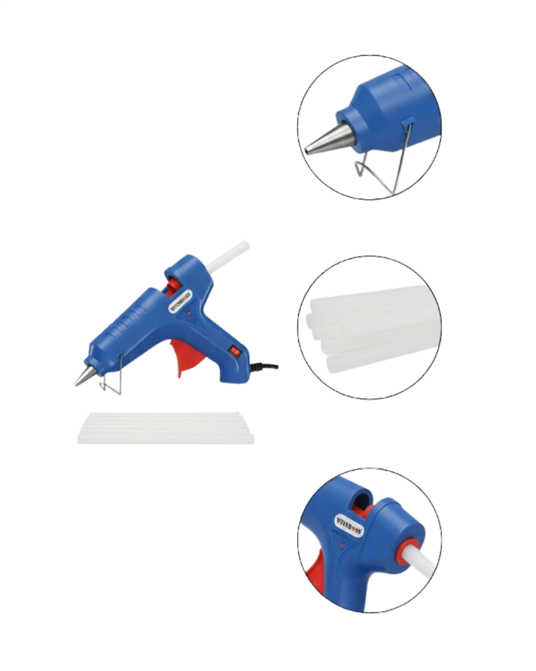 Pratik Kullanımlı 60 W Silikon Tabancası 11 mm Silikon Uyumlu 5 Silikon - Lisinya