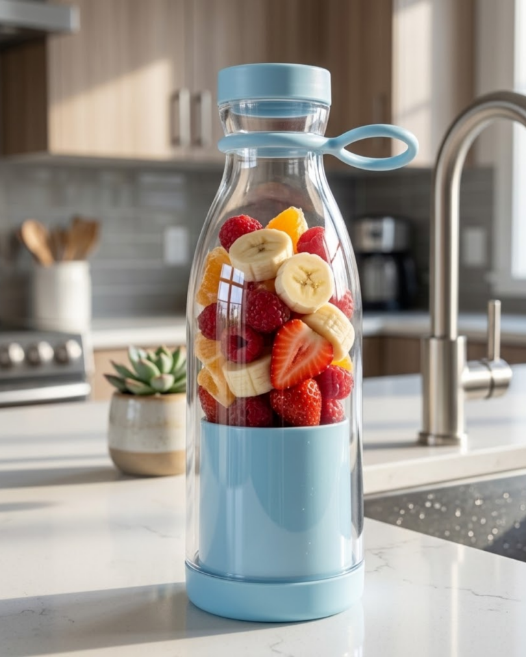 Mini Blender USB Şarjlı 380 ml Smoothie Hazırlayıcı Hafif ve Pratik Tasarım - Lisinya