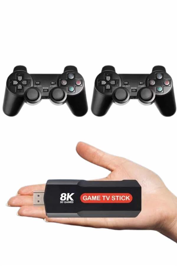 8K Ultra HD Game Box 36500 Oyunlu Game Stick Oyun Konsolu - Lisinya