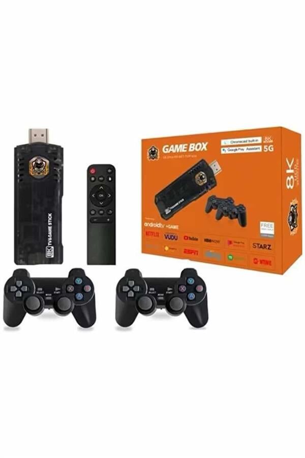 8K Ultra HD Game Box 36500 Oyunlu Game Stick Oyun Konsolu - Lisinya